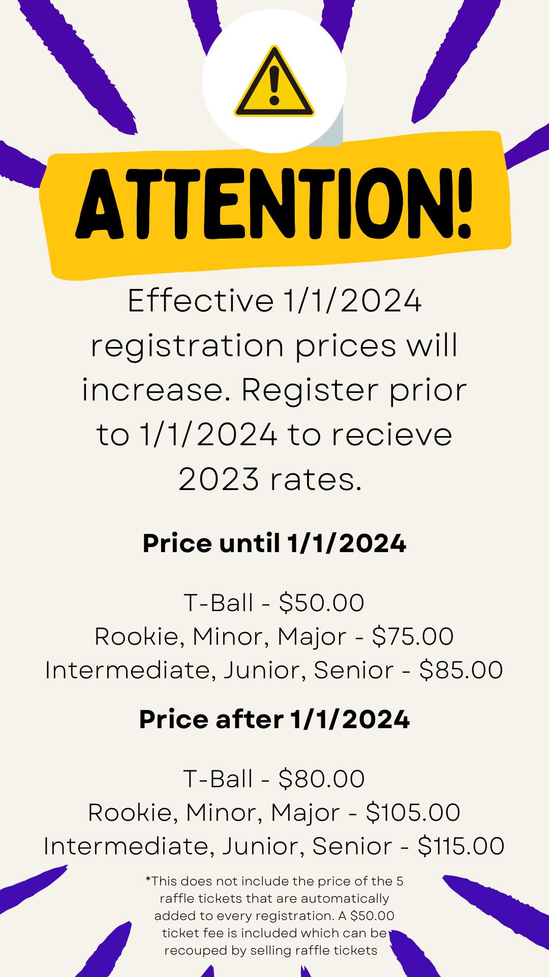 Early Registration (Pricing Increase – Jan 1, 2024)
